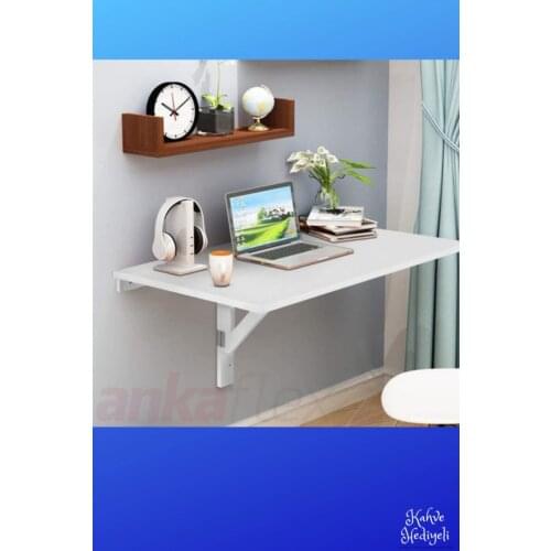 Wall Mounted Folding Table Kitchen Desk Study Desk Retractable 60x90