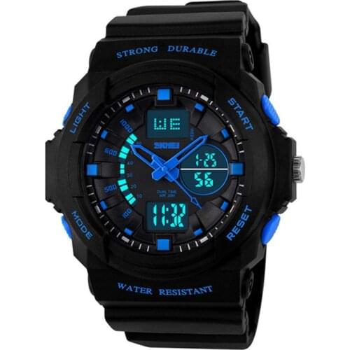 New Mens Watches Men Women Kids Shock Resistant Waterproof Sport Timing Watch Multifunction Children Wristwatches 0955 SKMEI
