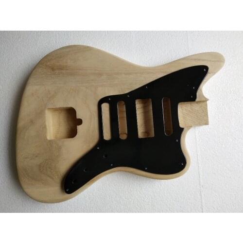 New electric Guitar body unfinished Czech bass guitar body Paulownia wood Guitar guard part