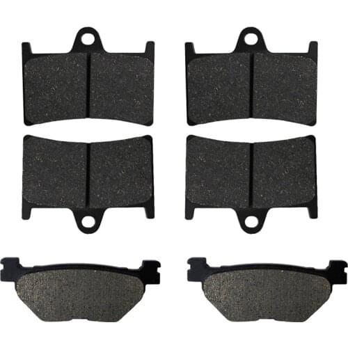 Front and Rear Brake Pads for Yamaha XV1700 XV 1700 Road Star Warrior 02-09 XV1900 Raider XV 1900 Stratoliner 2004-2014