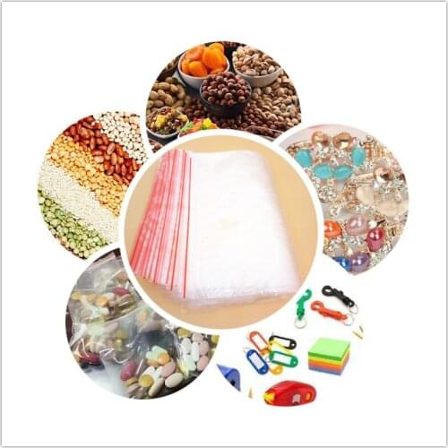 Self seal transparent clear PE ziplock plastic bag with high quality big ziplock bag 5x10 bag 12cmx17cm plastic bag for package