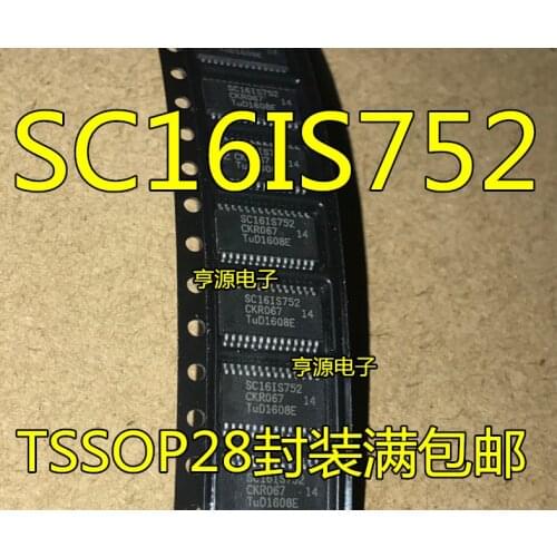 SC16IS752IPW SC16IS752IPWR SC16IS752 TSSOP28