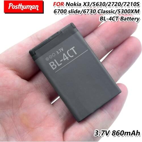 Replacement Lithium Battery BL4CT BL-4CT BL 4CT Phone Rechargeable Battery For Nokia 5630 7212C 7210C 7310C 7230 X3-00 2720F