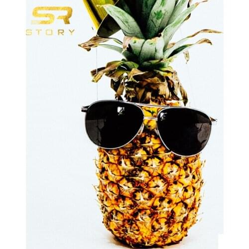 STORY Classic Pilot Polarized Sunglasses Men Fashion Metal Sun Glasses Women Black Silver Driving Eyeglasses Goggle UV400