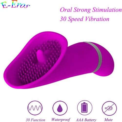 ORISSI 30 Speed Clitoris Vibrators Clit Pussy Pump Silicone G-spot Vibrator Oral Sex Toys For Women Body Massager Sex Product