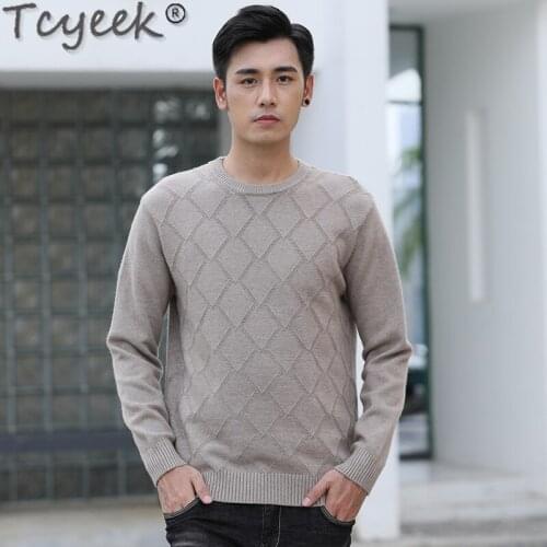 Quality High Mens Sweater Korean Style Pullover Men Knitted Sweater Warm Autumn Winter Clothes Ropa Hombre Hiver 077