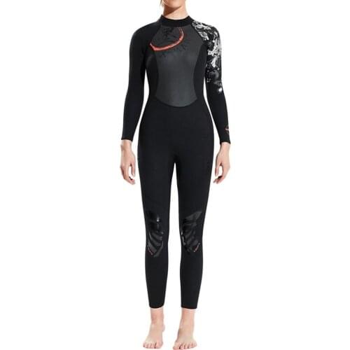 Womens Wetsuit 1.5 Mm Neoprene Unit with Knee Pads for Surfing And Diving