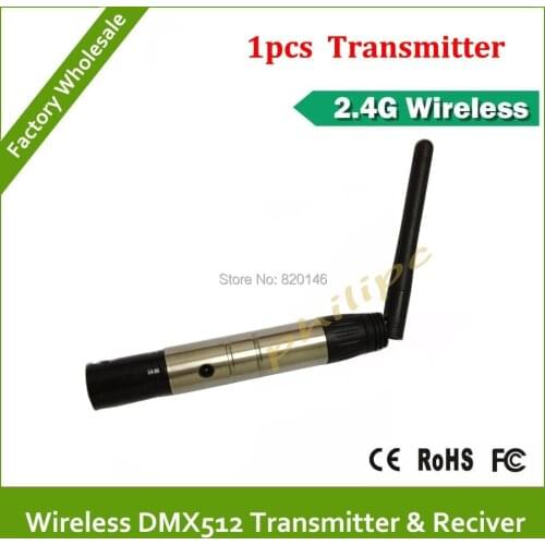 2 .4G wireless transfer DMX512 1PCS transmitter