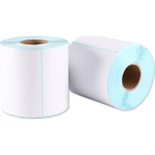 500pcs Sticker Thermal Paper White On Rolls For Office Kitchen Jam Household Adhesive Label Printable Stickers