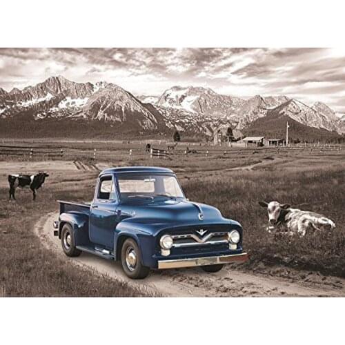 5D Diamond Painting Cross Stitch Classical car Rhinestone Crystal Needlework Diamond Embroidery Full Diamond Decorative round