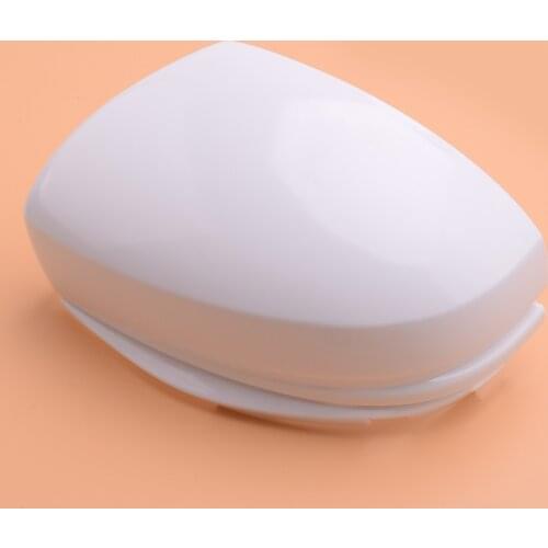 Car Right Side Rearview Door Wing Mirror Cover Cap Bezel Trim Housing Fit for Honda Fit Jazz 2014-2017 2018 Without Light Models