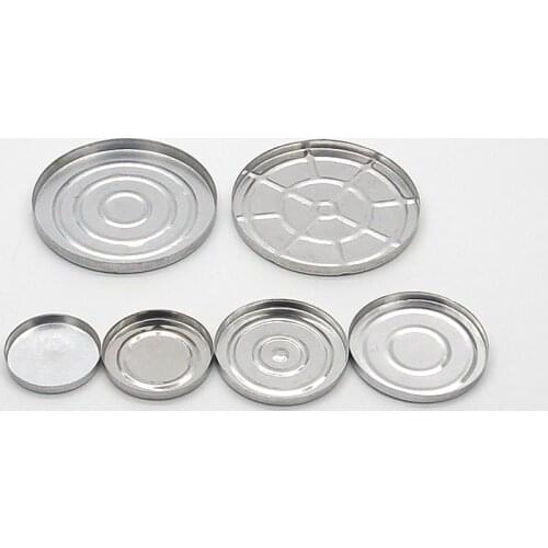 DIY Aluminum Palette Round Makeup Tools Empty Eyeshadow Lipstick Powder Compact Refillable Aluminum Pans