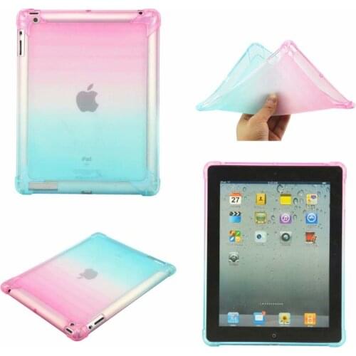 For iPad 2 3 4 Case Soft TPU Back Case For Apple iPad 2 3 4 Coque Slim Silicone Protective Shell Cover For iPad 4 Case Cover