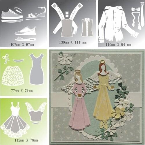 Two Wings Angel Metal Cutting Dies Stencils for DIY Scrapbooking Photo Album Decorative Embossing Cards Crafts Die Cut New 2019