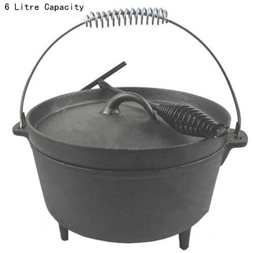 6 Litre Capacity Dutch Oven Camping Pot,kitchenware
