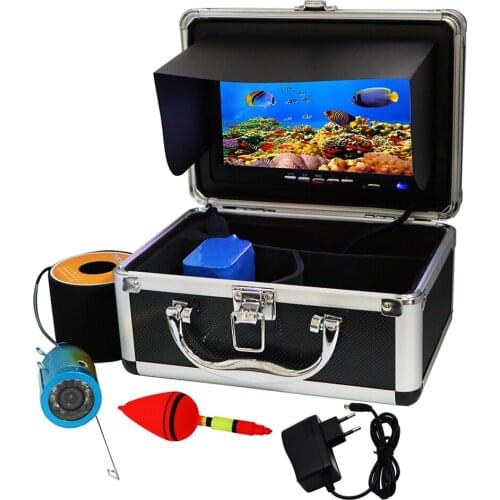 7 inch Fish Finder Underwater Fishing Camera 12pcs infrared LED Underwater Camera Fishing Camera System Kit