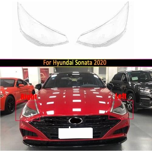 Car Headlight Cover For Hyundai Sonata 2020 Headlamp Lens Replacement Auto Shell