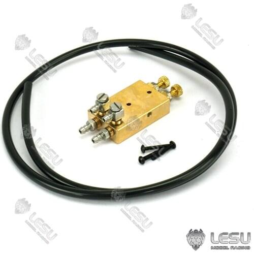 LESU Metal Relief Valve for 1/14 RC Hydraulic Dumper Truck Loader Excavator DIY TAMIYA Model