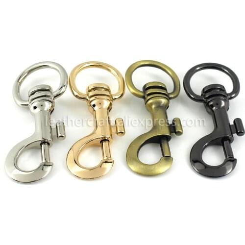 1 Pcs Metal Snap Hook Trigger Clips Lobster Claps for Leather Craft Bag Purse Strap Belt Keychain Webbing Connecting Large Size