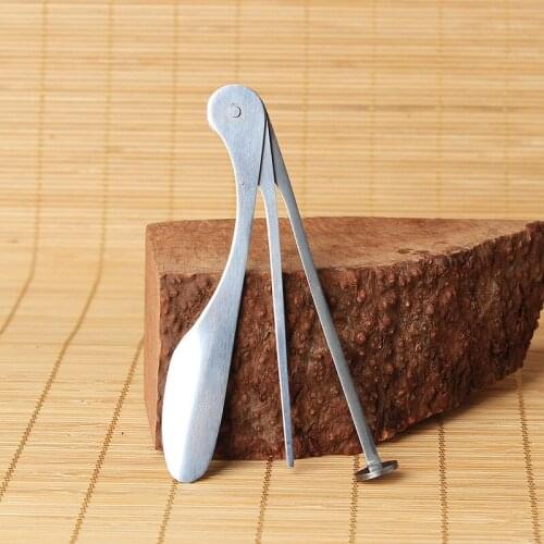 3 in 1 Smoking Pipes Multifunction Cleaning Rod Stainless Steel Smoke Folding Knife Blade Triple Soot Tobacco Pipe Cleaner YJ621