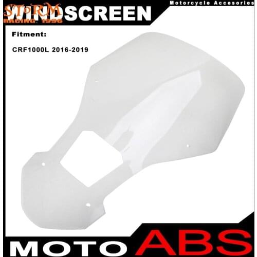 Motorcycle High Quality Windshield WindScreen Black Screen For Honda CRF1000L CRF 1000L 2016 2017 2018 2019