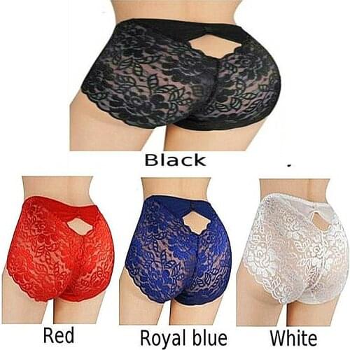 Mens Lace Thong G-String Sissy Pouch Panties Underwear Bikini Briefs Lingerie