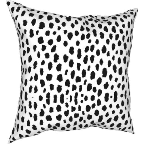 Dalmatian Spots Throw Pillow Cover Decorative Pillow Dalmatian Dog Animal Lover Casual Pillowcase