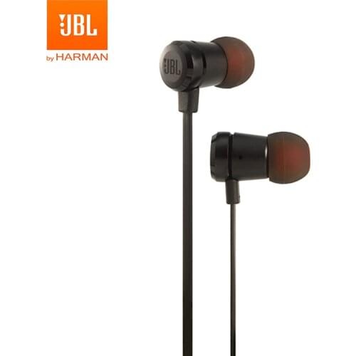 JBL T290 3.5,mm Wired Earphones Stereo Music Sports Bass Headset 1-Button Remote Handsfree Call with Mic for iPhone Android