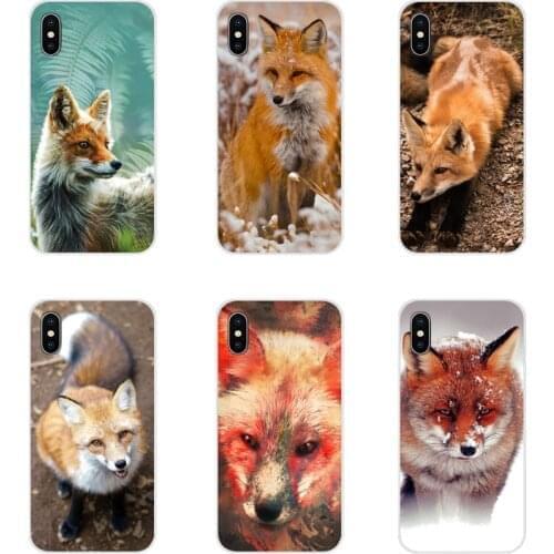 For Huawei Honor 4C 5C 6X 7 7A 7C 8 9 10 8C 8S 8X 9X 10I 20 Lite Pro Anime fox funny foxs lovely Cute Fox Transparent Soft Cases