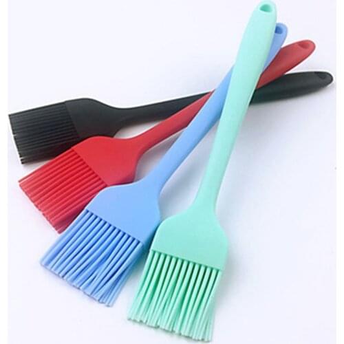 21cm integrated small silica gel brush barbecue oil brush high temperature resistant silica gel sweep DIY cake tools