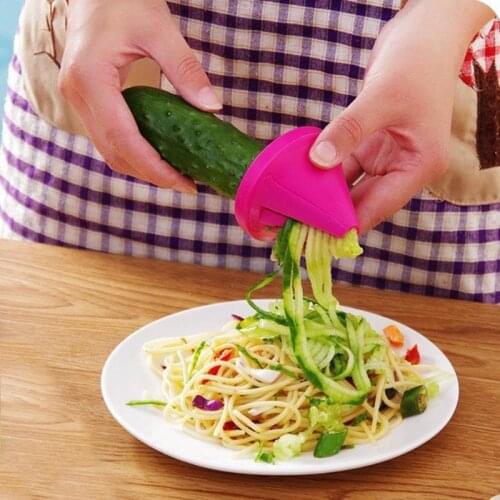 Piral Carrot Cucumber Grater Spiral Blade Cutter Vegetable Fruit Spiral Slicer Salad Tools Zucchini Noodle Spaghetti Maker Tool