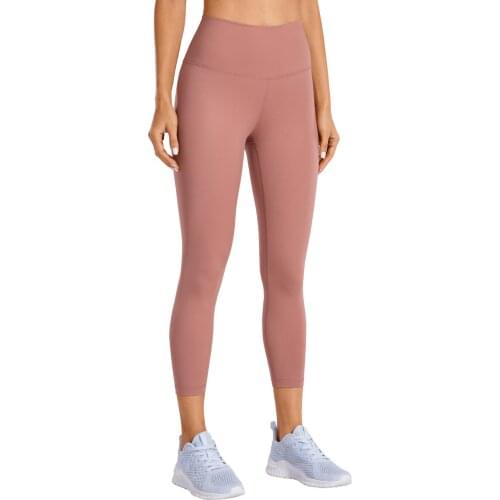 High Waisted Capri Workout Leggings for Women Hugged Feeling Athletic Compression Leggings -21 Inches