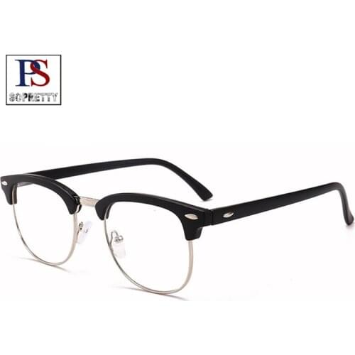 Women Light Shield Computer Reading Glasses - 0.0 Magnification Low color distortion Classic Matte Black Frame Eyeglasses S0316