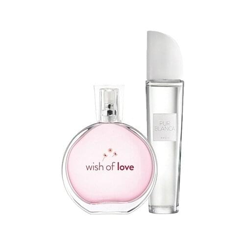 Avon Wish of Love + Pur Blanca Womens Perfume Set