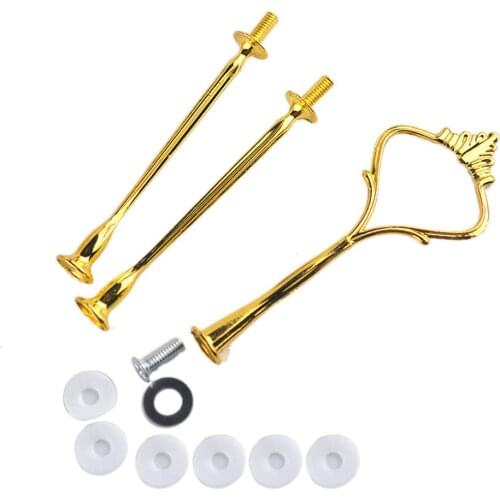 1 Set Of Handles Epoxy Mould 3 Tiered Serving Stand Mold For Making 3-Tier Fruit Tray Platter Quick Delivery New