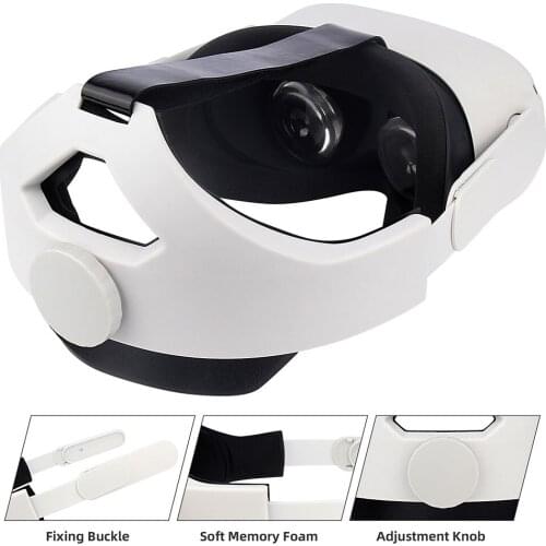 1pc Adjustable Replacement Headband Head Strap for Oculus Quest 2 VR Glasses Games Headphone Headset Smart Accessories