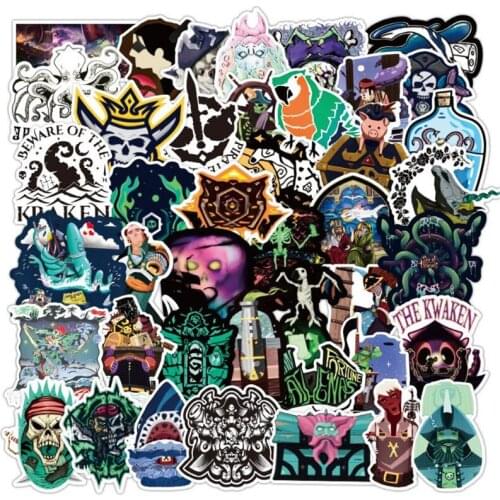 10/30/50PCS Cartoon Sea of Thieves Game Laptop Skateboard Guitar Waterproof Suitcase Graffiti Sticker Decoration Wholesale