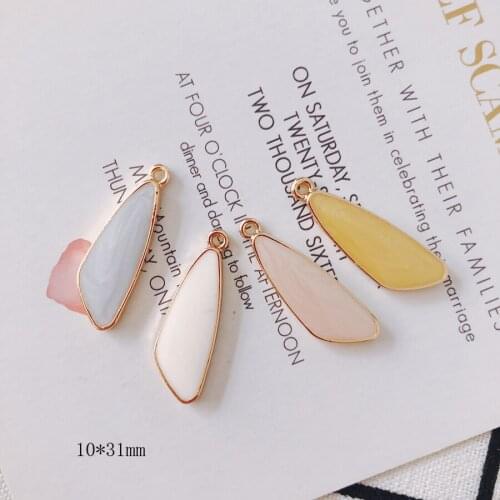 20 pieces/lot long alloy drop shape small pendant earrings earrings simple accessories materialsEarring accessories handmade