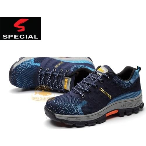 2020 DAIWA Fishing Shoes Mens Outdoor on Foot Sports Shoes Fly Woven Anti-smashing Anti-piercing Protective Non-slip Shoes