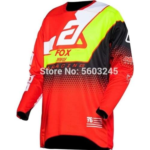2021 motocross Jersey moto downhill jersey MX shirt mountain bmx DH maillot ciclismo hombre quick drying mtb jersey