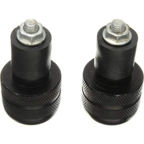 2pcs Universal Motorcycle Round Bar Ends Grips 22mm 7/8" Weight Plugs Sliders Motorcycle Handlebar Counterweight Plug Slider