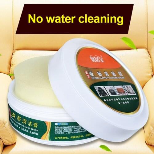 Auto Leather Cleaner Multifunctional Car Seat Sofa Leather Clothing Decontamination Cleaning Cream Leather Repair Tool