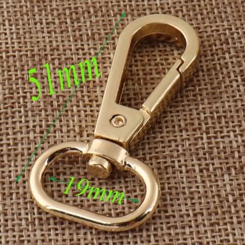 10 PCS Bronze Swivel Clasps Lobster Hook Clasps Claws Connector Snap Buckle Gate Bag Purse Clasps Handbag Purse Hook