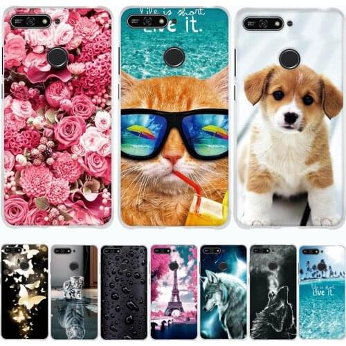 Case for Huawei Honor 7A Pro Y7 Y9 Y6 Prime 2018 Y3 Y5 Y6 2017 Case Cover Silicone Soft TPU Coque For Huawei Honor 6A Case Cover