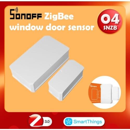 Sonoff sensor zigbee door sensor SNZB04 ewelink APP control window sensor work with zbbridge smartthings ifttt alexa google home