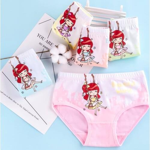 Children Panties Baby Girls Briefs Cotton Cute Kids Underwear Fashion Soft Comfortable Child Underpants Printed