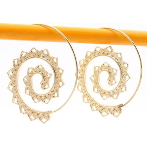 Женские золотые серьги GGWP China At AliExpress