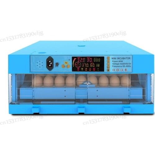 Egg incubator incubator incubator small household type fully automatic intelligent chick duck goose pigeon parrot incubator
