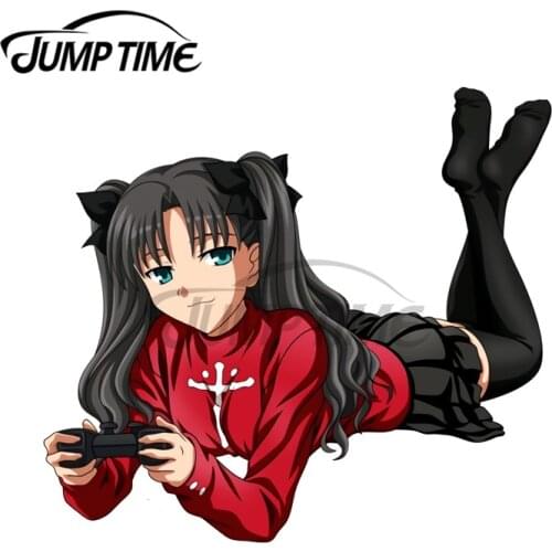 JumpTime 13 x 8.5cm For Archer Rin Fate Gamer Car Stickers Bumper Anime Surfboard Decal Windshield Motorcycle Bumper Decoration
