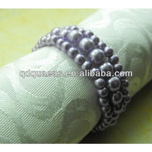 Pearl napkin ring wholesale napkin holder